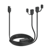 כבל טעינה מפוצל Duble Plug Fast Charger