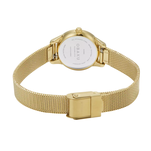 Obaku V297SXGWMG גודל קטן ועדין נשים משובץ יהלום