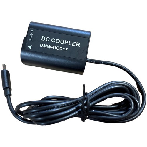 סוללת דמה למצלמות פנסוניק DMW-BLK22 בחיבור USB-C