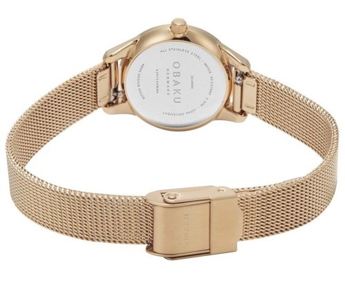 Obaku V297SXVWMV גודל קטן ועדין נשים משובץ יהלום