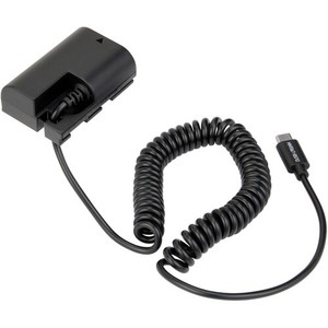 סוללת דמה למצלמות קנון LPE6NH בחיבור USB-C