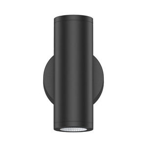 צמוד קיר שחור PATIO UP&DOWN 12W 60° IP65 אור ניטרלי Nisko
