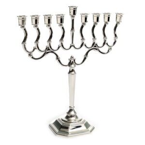חנוכיה מוכספת טוהר 21סמ