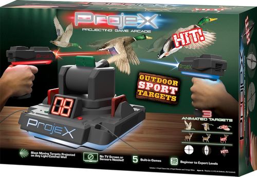 Projex X - זוג אקדחי לייזר עם מקרן מטרות נעות - חיות בר