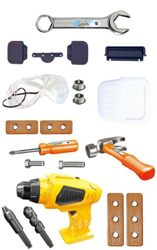 מזוודת כלי עבודה 20 חלקים - ספיידי וחבריו המופלאים