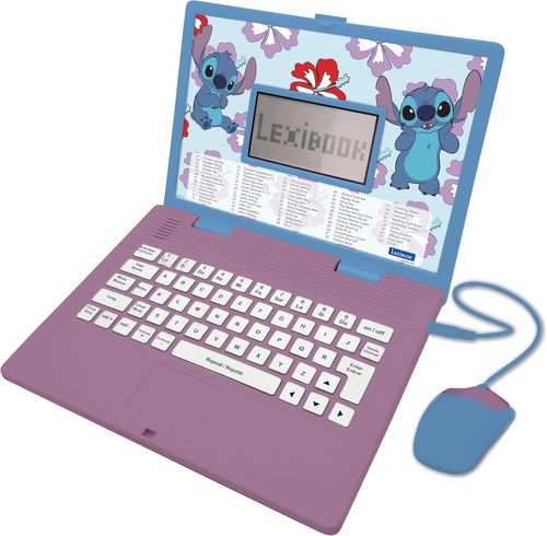 Lexibook  מחשב נייד דו-לשוני אינטראקטיבי לימודי לילדים - סטיץ'
