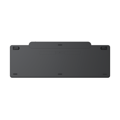 Lenovo Self-Charging Bluetooth Keyboard 212 Hebrew – מקלדת אלחוטית נטענת מאור סביבתי עם תמיכה בשלושה מכשירים.