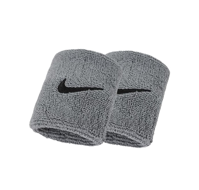 מגן זיעה ליד נייק - NIKE SWOOSH WRISTBANDS 2PK