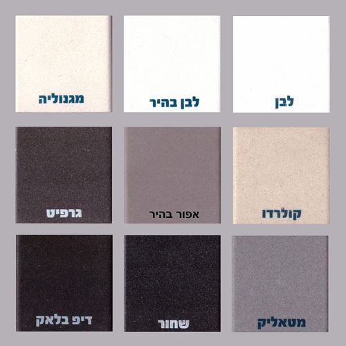 כיור מטבח גרניט סמארט יו סמרט יו  100 כפול ללא חור לברז מבית שוני