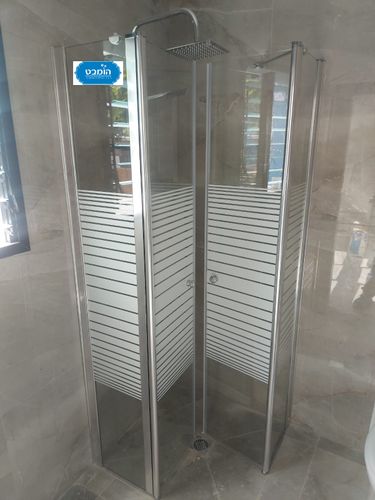 מקלחון פינתי משודרג 2+2 80X80 ס