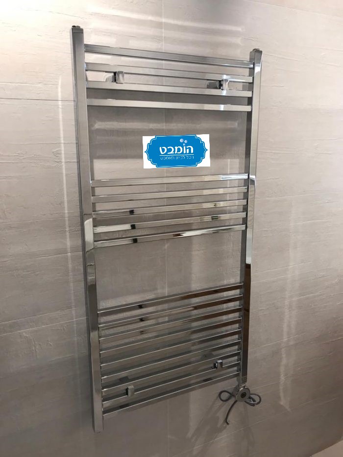 מחמם מגבות סולם פרופיל מרובע 18 שלבים 60X120 ס"מ