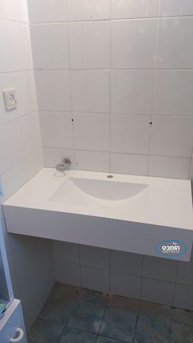 משטח יצוק שוקת עם סינר 10 ס