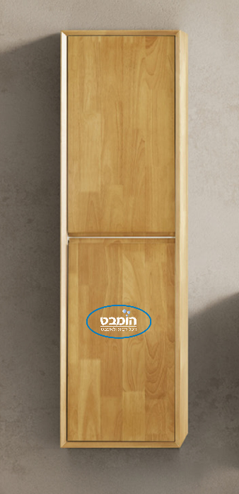 ארון שירות תלוי עץ מלא