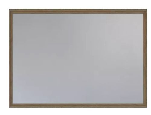 מראה קריסטלית מלבנית עם מסגרת עץ 120/60 ס