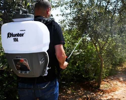 מרסס גב נטען 15 ליטר 18V גוף בלבד תוצרת HUNTER