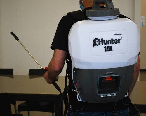 מרסס גב נטען 15 ליטר 18V גוף בלבד תוצרת HUNTER