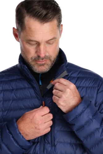 מעיל פוך גברים Microlight Down Jacket  כחול כהה - Rab