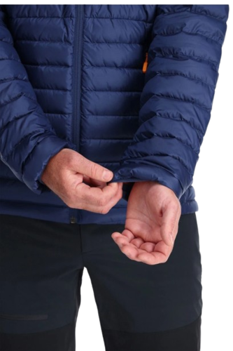 מעיל פוך גברים Microlight Down Jacket  כחול כהה - Rab