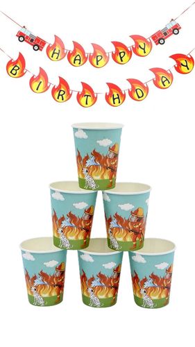 כוסות נייר כבאי 8 יח’