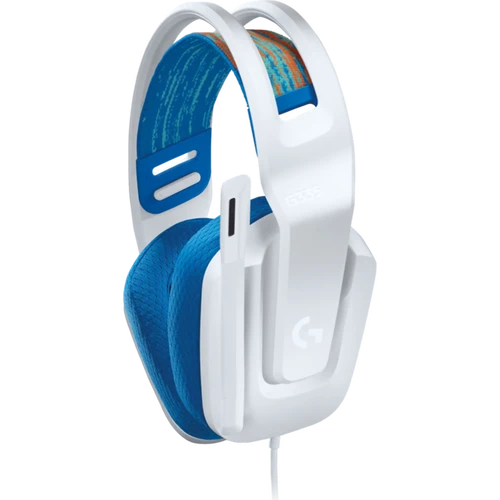 אוזניות גיימינג חוטיות Logitech G335 - צבע לבן
