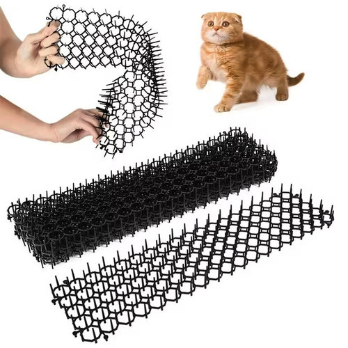  5 יח' משטח דוקרני קוצים להרחקת חתולים וכלבים