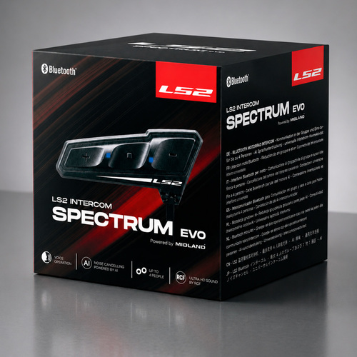 דיבורית לקסדה    MIDLAND LS2 INTERCOM SPECTRUM EVO