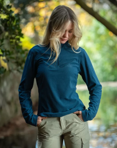 חולצה טרמית מיקרו פליז חצי רוכסן HALF ZIP של OUTDOOR