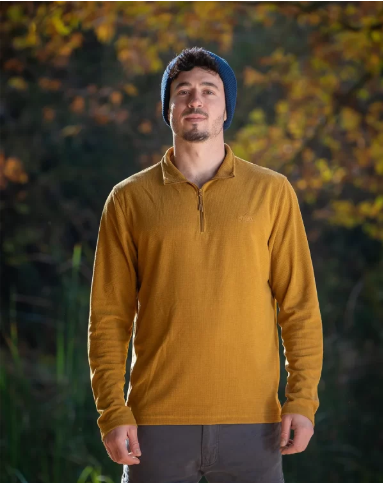 חולצה טרמית מיקרו פליז חצי רוכסן HALF ZIP של OUTDOOR