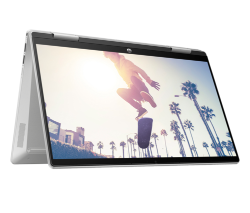 מחשב נייד HP Pavilion x360-Core 5-120U | 16GB | 512GB | 14 Touch | DOS | Silver | 1Y
