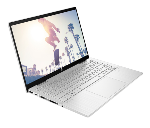 מחשב נייד HP Pavilion x360-Core 5-120U | 16GB | 512GB | 14 Touch | DOS | Silver | 1Y
