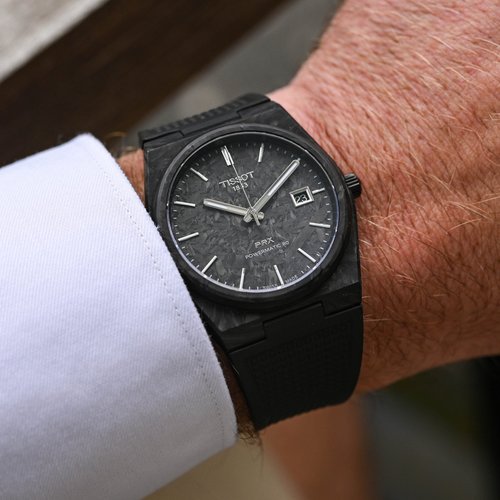 Tissot T1379079720100 Powermatic 80 Carbon אוטמטי PRX החדשה