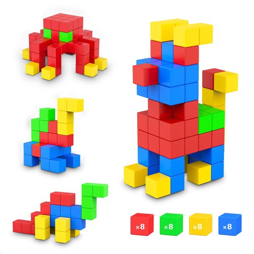 משחק בנייה מגנטי לילדים