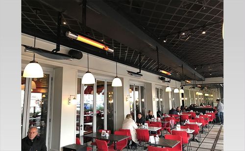 מנורת חימום אינפרא אדום MANTA מתצוגה