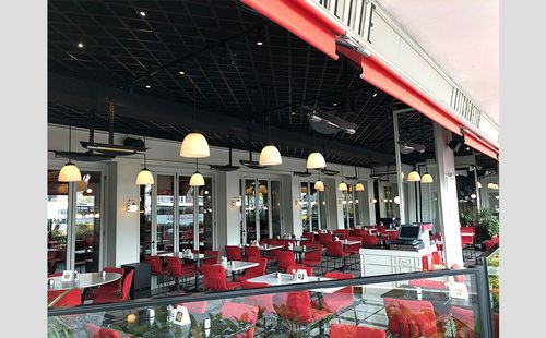 מנורת חימום אינפרא אדום MANTA מתצוגה