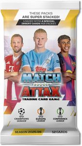 חבילת 12 קלפי כדורגל מאץ