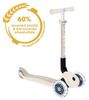 קורקינט מתקפל לפעוטות וילדים JUNIOR LIGHTS ECOLOGIC עם אורות בגלגלים - קוקוס גלובר