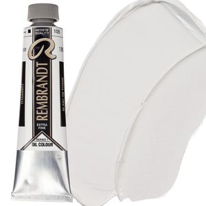 צבע שמן 40 מל Titanium White 105 Rembrandt (סדרה 1) 