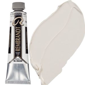 צבע שמן 40 מל Transparent White 119 Rembrandt (סדרה 1) 