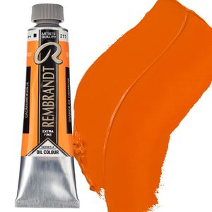 צבע שמן 40 מל Cadmium Orange 211 Rembrandt (סדרה 4) 