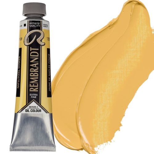 צבע שמן 40 מל Naples Yellow Deep 223 Rembrandt (סדרה 2) 