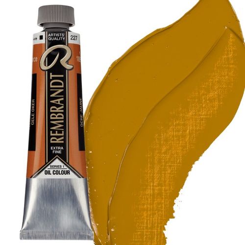 צבע שמן 40 מל Yellow Ochre 227 Rembrandt (סדרה 1) 