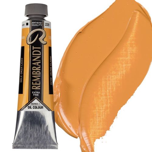 צבע שמן 40 מל Yellow Ochre Light 228 Rembrandt (סדרה 1) 