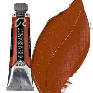 צבע שמן 40 מל Orange Ochre 232 Rembrandt (סדרה 1) 