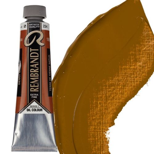 צבע שמן 40 מל Raw Sienna 234 Rembrandt (סדרה 1) 