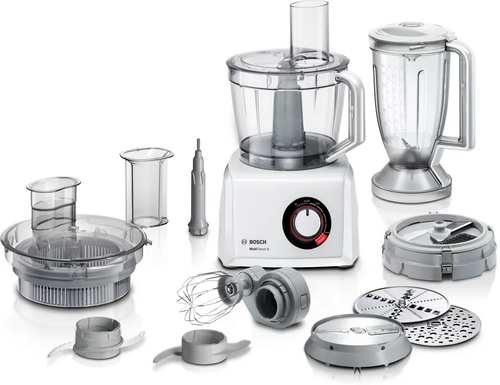 מעבד מזון 3.9 ליטר משולב עם בלנדר 1.5 ליטר bosch MultiTalent 8 MC812W872 1250W - צבע לבן 