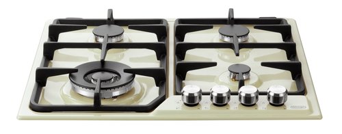כיריים גז 4 להבות Delonghi NDG71VN  וניל 60 ס