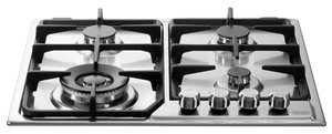 כיריים גז 4 להבות Delonghi NDG71X  נירוסטה 60 ס"מ