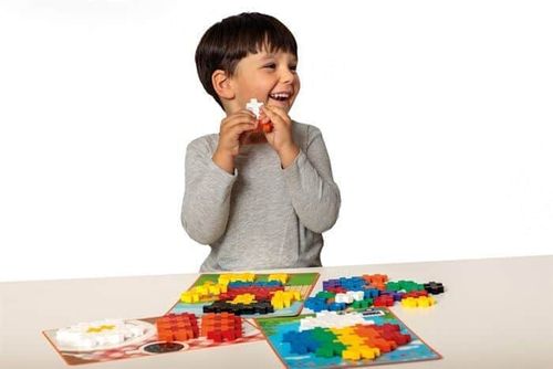 פלוס פלוס ביג בייסיק 60 חלקים+ 7 כרטיסיות - Plus Plus