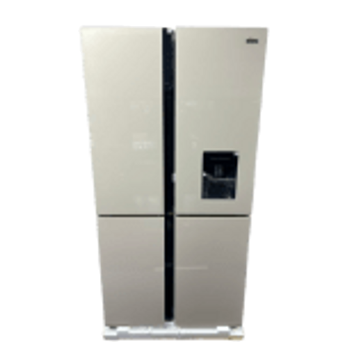 מקרר 4 דלתות ג'נרל דגם GE585GW זכוכית לבנה