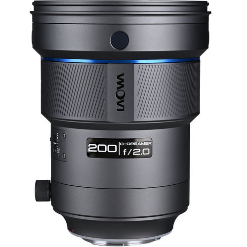 Laowa 200mm f/2 AF FF Telephoto Prime Lens (Canon EF, Grey)